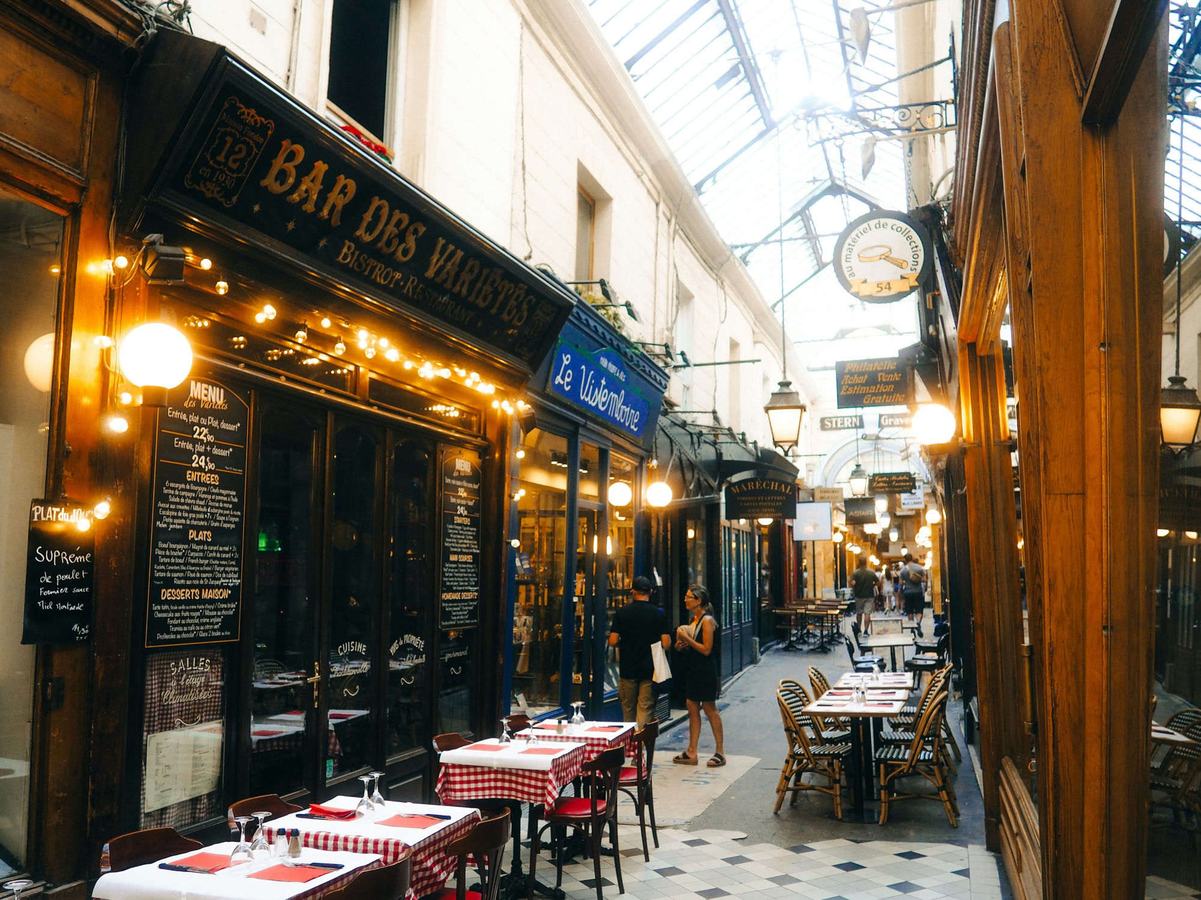 A historic 19th-century Parisian covered passage